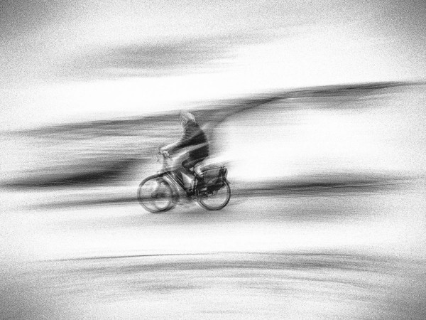 L'homme à vélo - Elisabeth RUI - Photo Club M.P.T. Vitrolles