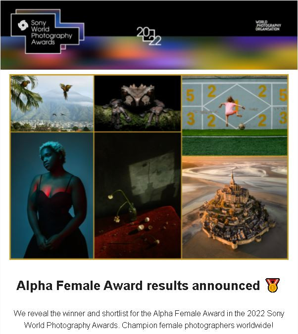 Sony World Photography Awards - Alpha Female Award 2022