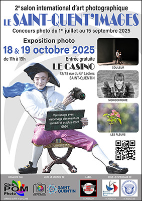 FOS PROVENCE PHOTOGRAPHIE TRIOMPHE AU SALON INTERNATIONAL "LE SAINT-QUENT'IMAGES" !